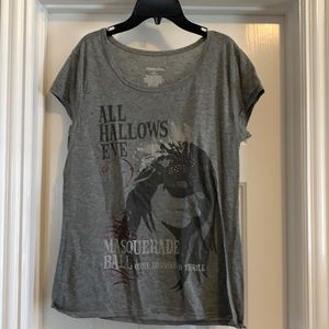 Xhilaration Gray Graphic Sleep Tee